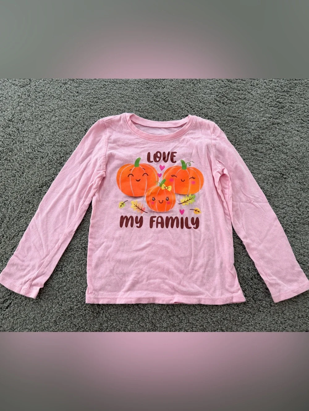 Love My Family Pumpkin Shirt